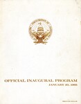 1965 Official Inaugural Program, front cover