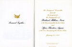 1969 Official Inaugural Program, pages 2-3