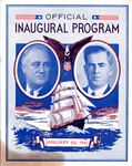 1941 Official Inaugural Program, front cover