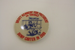 Draft Kennedy for President in 1980, Dump Carter in 1980 campaign button