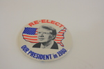 Re-elect Our President in 1980 campaign button