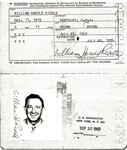 Hal Riddle's Passport, 1969