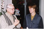 Hal Riddle and Willem Dafoe, photograph