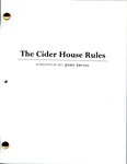 John Irving, Cider House Rules (1999) screenplay by John Irving