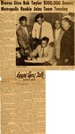 Merle Jones, "Braves Give Bob Taylor $100,000 Bonus; Metropolis Rookie Joins Team Tuesday," 1957