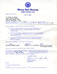 Bob Taylor Coaching and Tuition Agreement at Murray State, 1968
