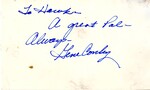 Gene Conley Autograph