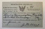 Henry H Cunningham Draft Registration Card