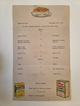 Camp Taylor Thanksgiving Menu
