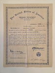 Henry H Cunningham Insurance Receipt