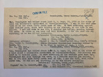 Accounts of Henry H Cunningham's Death